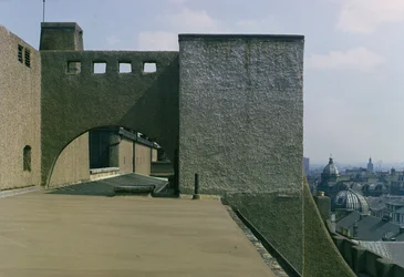 Ansicht eines Dachbogens von Westen, gebaut 1897-99
